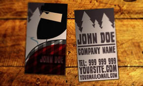 Wood Industry Business Card
